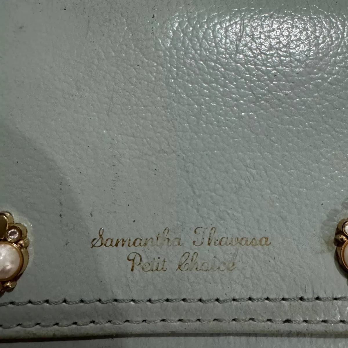 Samantha thavasa Portefeuille bleu clair wbijouterie & perle