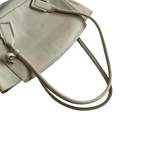Bottega Veneta Cream Grained Leather Tote Bag