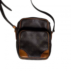 LOUIS VUITTON Amazone PM petite besace carrée, poche avant, bandoulière ajustable