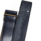 HERMÈS Ceinture Hermès Constance noir avec boucle en H or, poinçonnée ◯G, 1977
