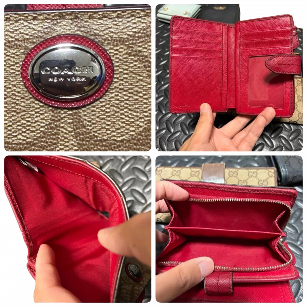 LOTX15 WALLETS & POCHETTES LUXE GUCCI FERRAGAMO PRADA (à l'unité)