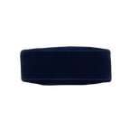 COURRÈGES sac velour bleu marine anse carré