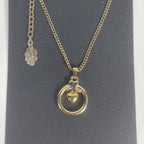 Courreges Heart Ring Necklace