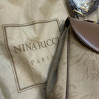 NINA RICCI Sac bandoulière taupe et bijouterie doré avec bandoulière et dustbag