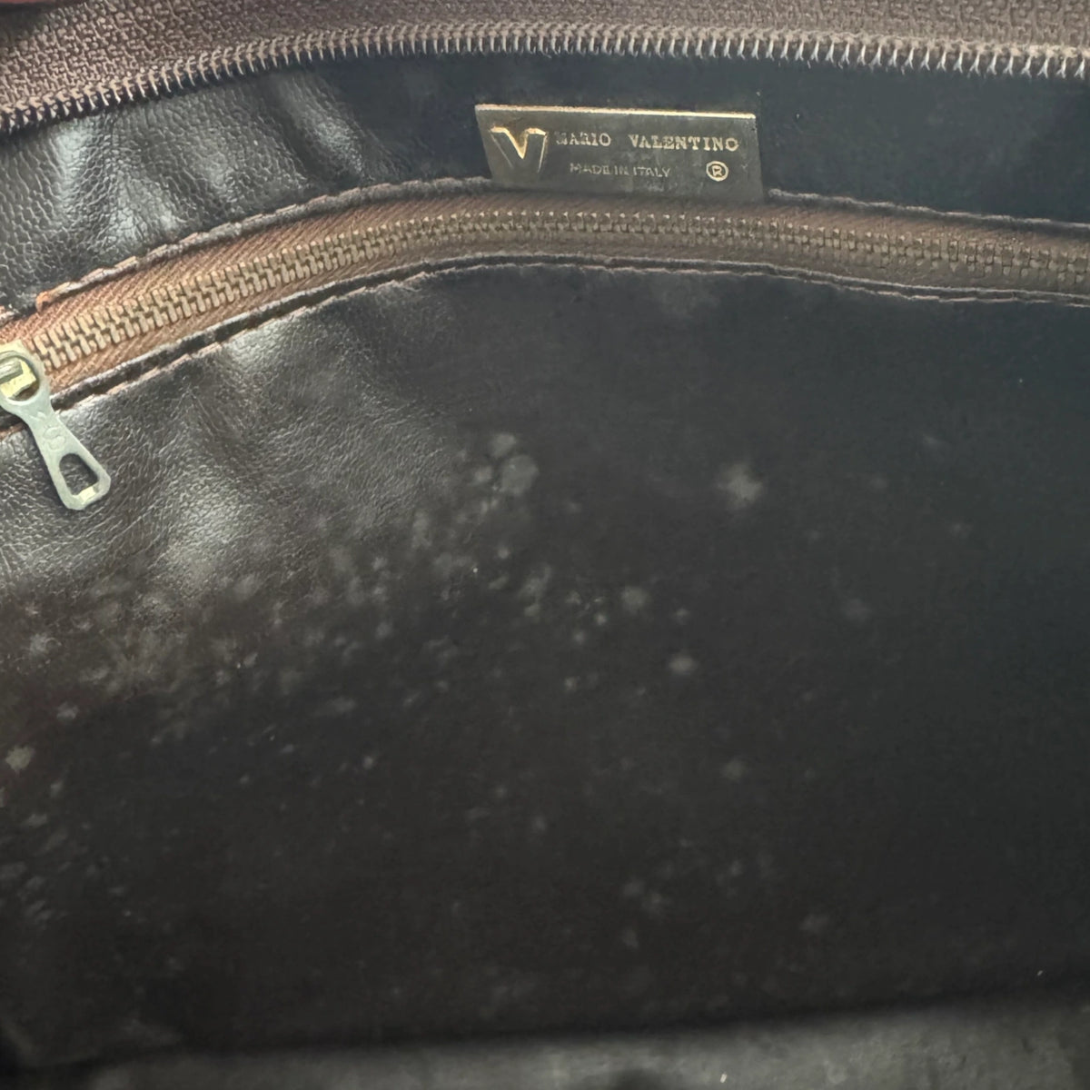 VALENTINO Pochette mario valentino GM marron monogramé avec dustbag