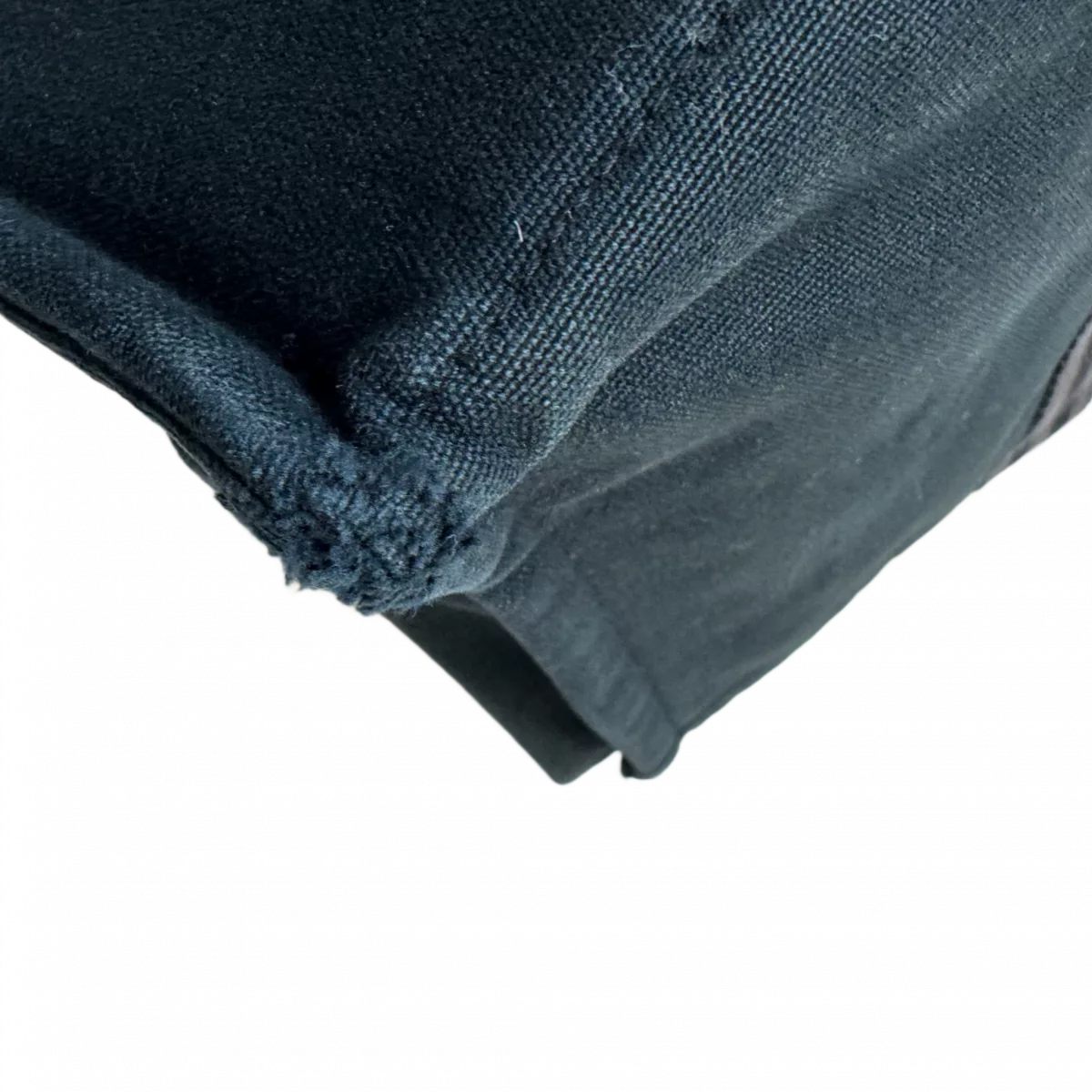 HERMÈS Fourre-tout gris/noir avec bandes GM