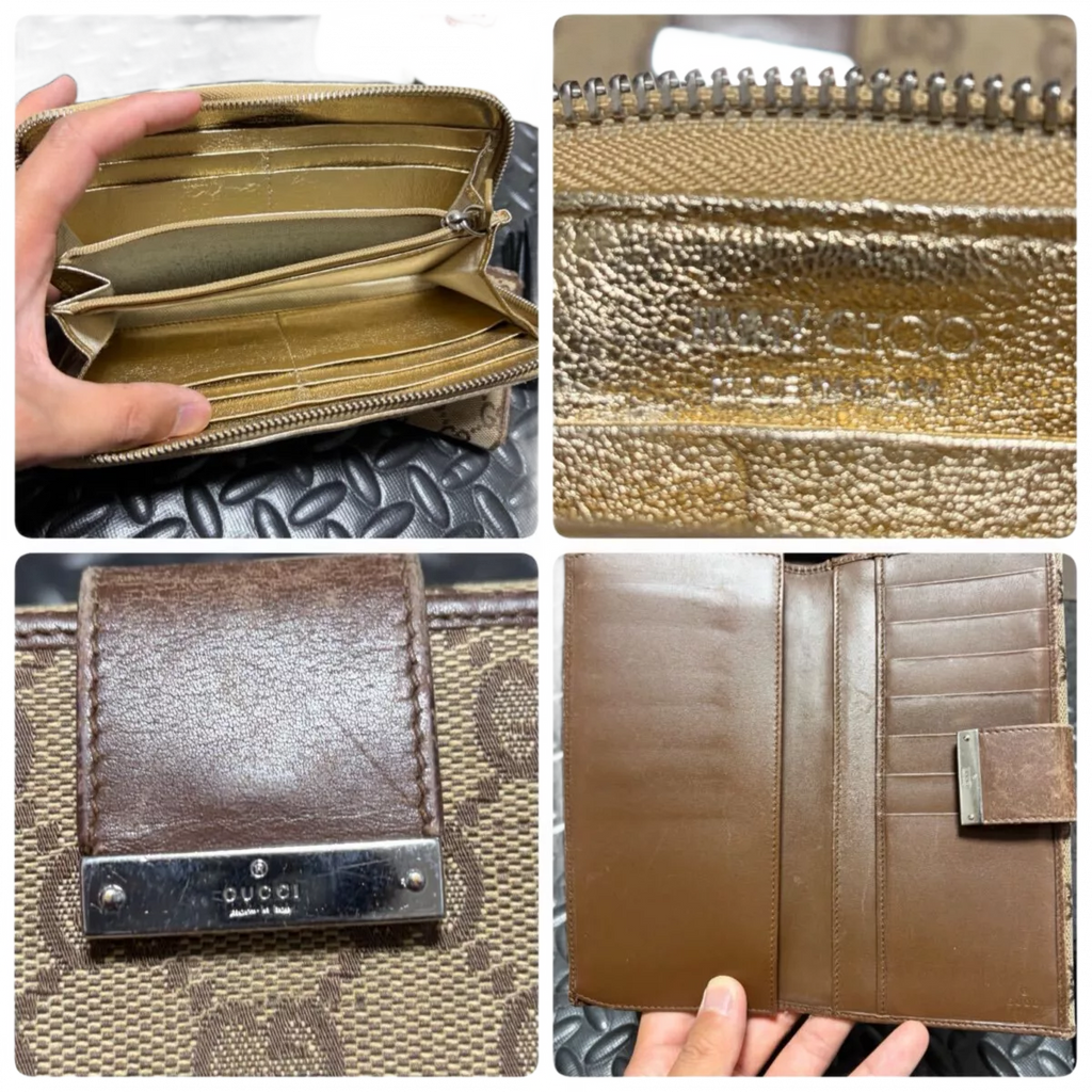 LOTX15 WALLETS & POCHETTES LUXE GUCCI FERRAGAMO PRADA (à l'unité)