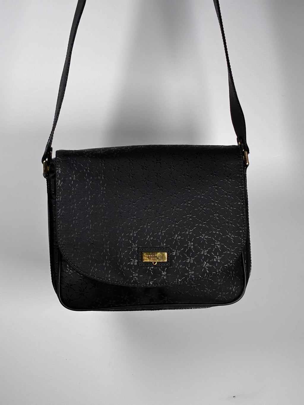 Courreges unisex satchel black/grey