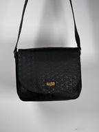Courreges unisex satchel black/grey