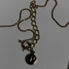 Courreges gold flower necklace