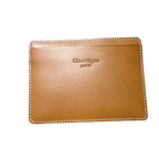 COURRÈGES Porte-carte cuir marron unisex