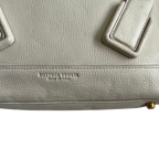 Bottega Veneta Cream Grained Leather Tote Bag
