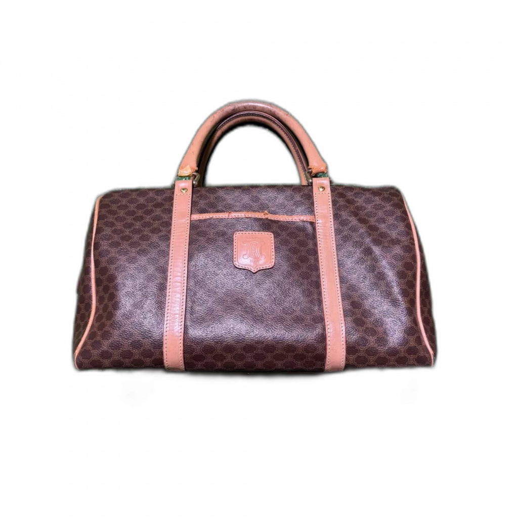 CELINE Sac Boston 35 toile monogrammée Macadam
