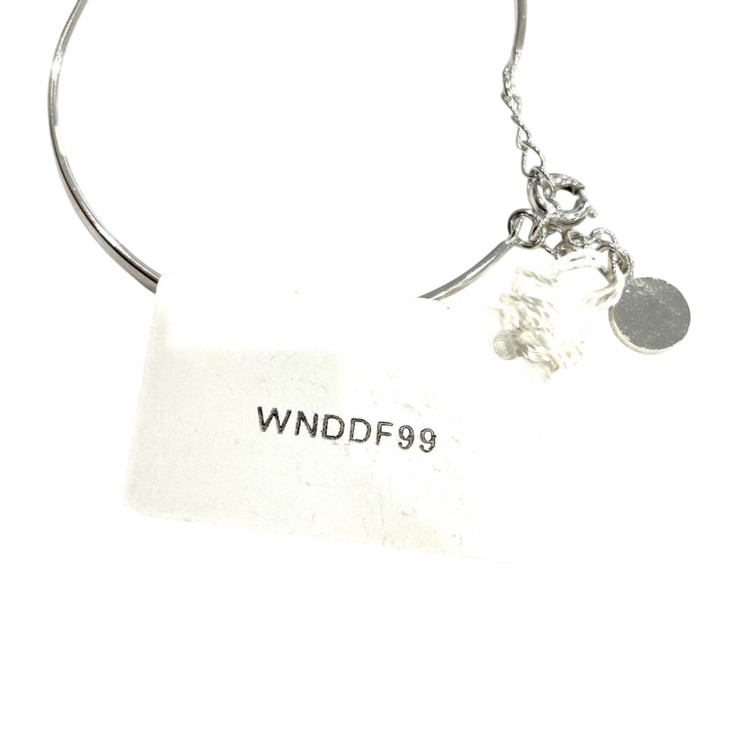 Courrèges Silver Tone Butterfly Charm Bracelet