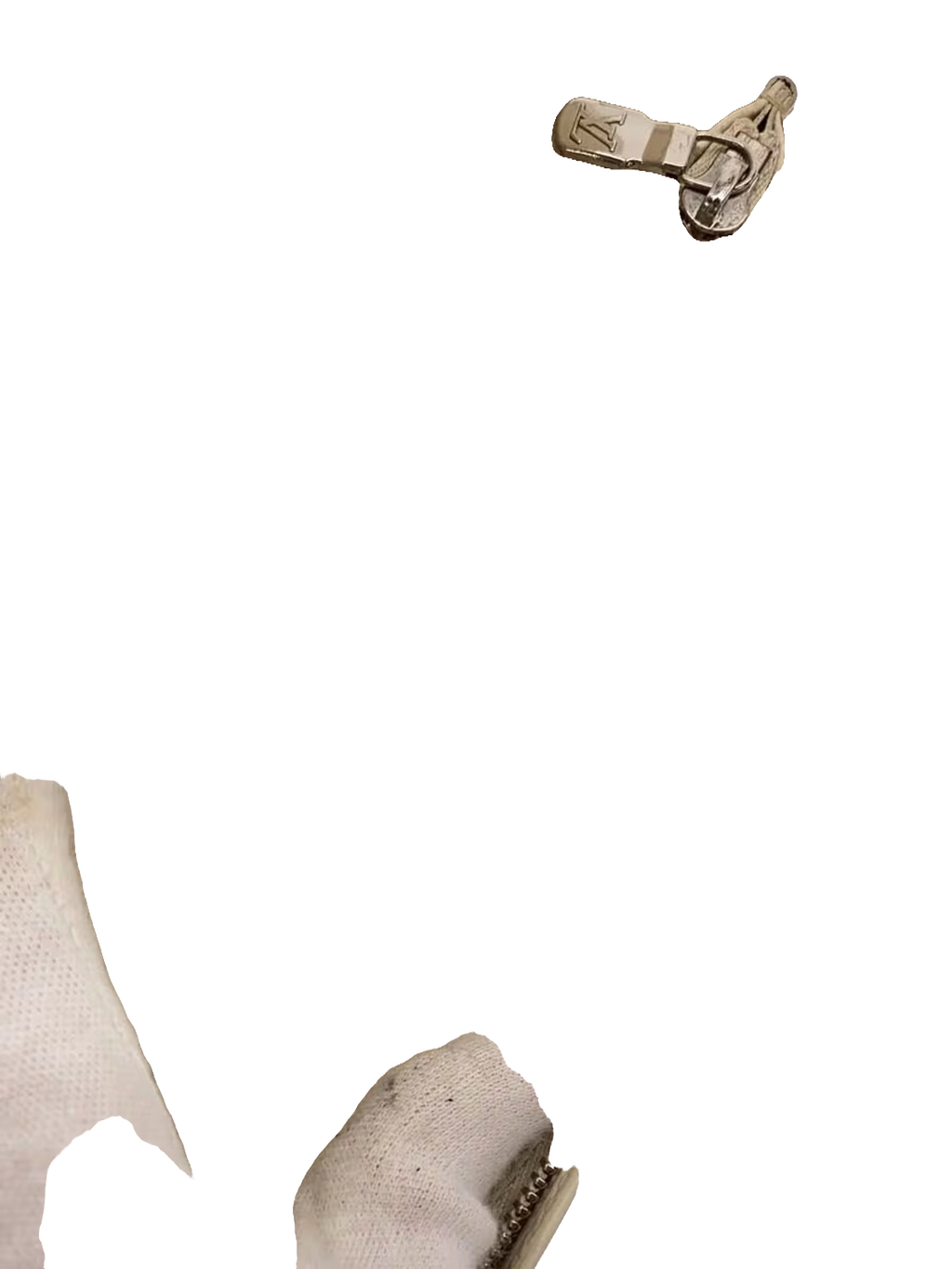 LOUIS VUITTON Portefeuille long Sarah cuir Épi beige quincaillerie dorée