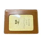COURRÈGES Porte-carte cuir marron unisex