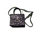 Charles Jourdan Sac bandoulière vintage en cuir noir