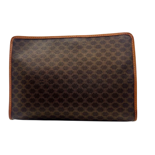 Celine Macadam Monogram Pouch Clutch Bag