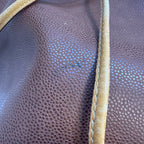 COURRÈGES Sac noé marron et cuir vachette