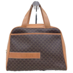 CELINE sac boston motif Macadam & logo cuir