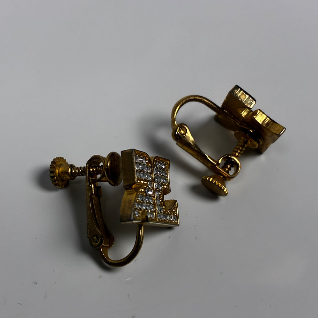 Courrèges Paris AC clip earrings