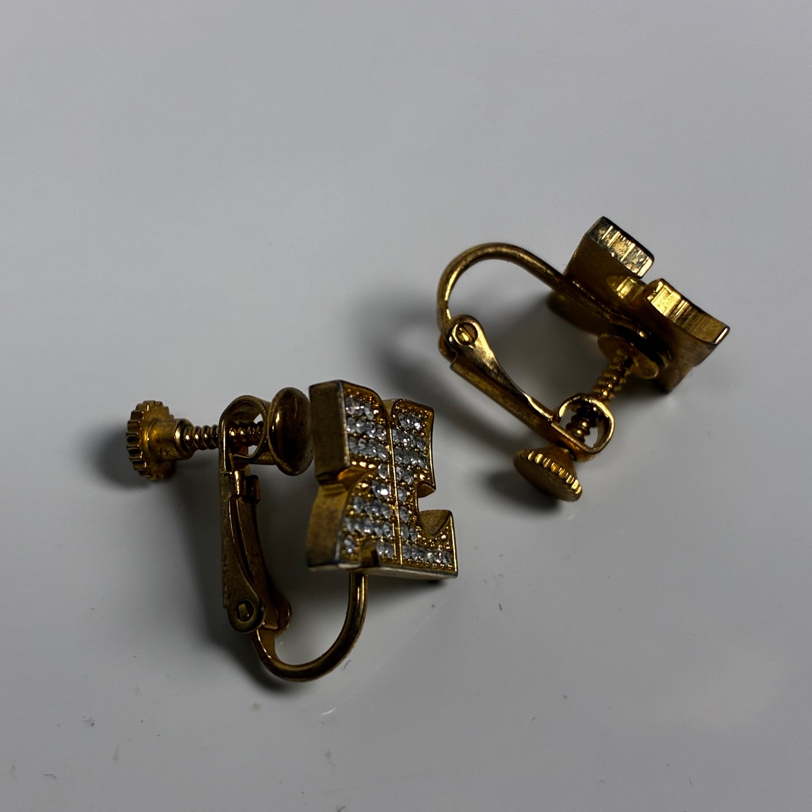 Courrèges Paris AC clip earrings