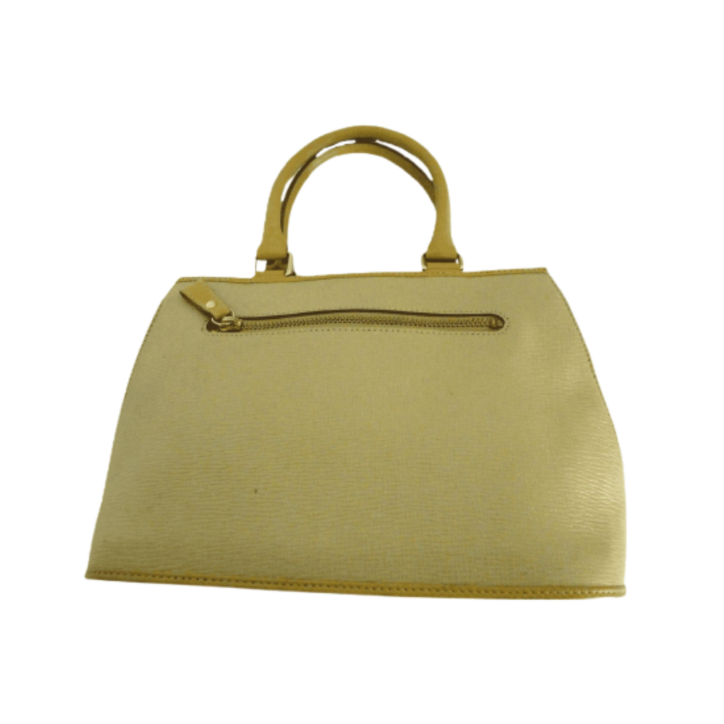 NINA RICCI Sac jaune logo carré mode alma