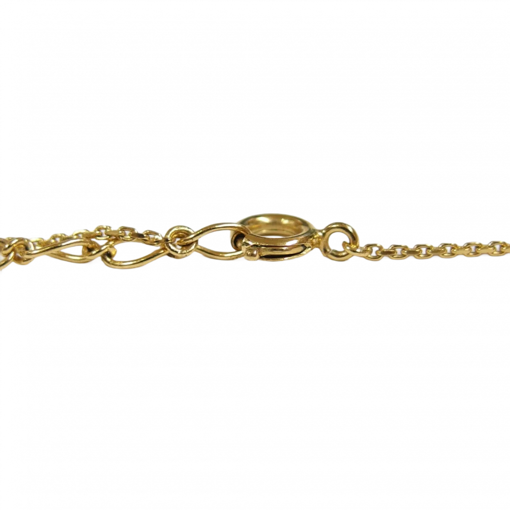 COURRÈGES LOTX2 Collier Courreges or et argent perles vendu à l'unité