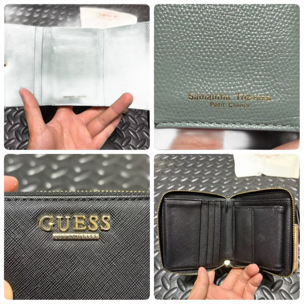 LOTX15 WALLETS & POCHETTES LUXE GUCCI FERRAGAMO PRADA (à l'unité)