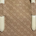GERARDINI Sac Gérardini rose blanc monogrammé du logo