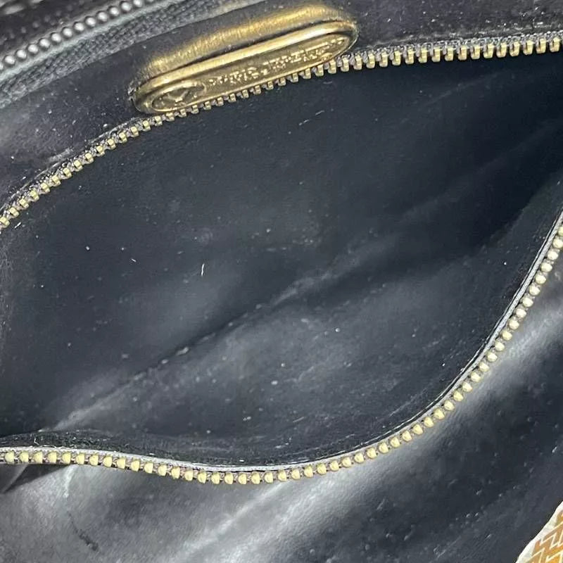 VALENTINO  LOTX2 Mario Valentino 2 pièces Sac bandoulière, pochette cuir noir logo vendu à l'unité
