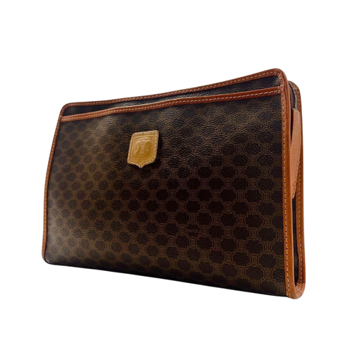 Celine Macadam Monogram Pouch Clutch Bag