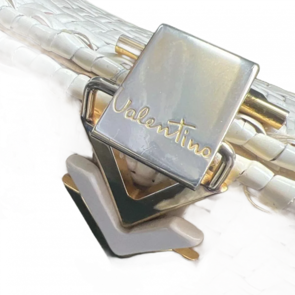 VALENTINO Sac panier blanc Mario Valentino