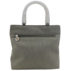 GIVENCHY Sac à main comme neuf, toile kaki anse blanche