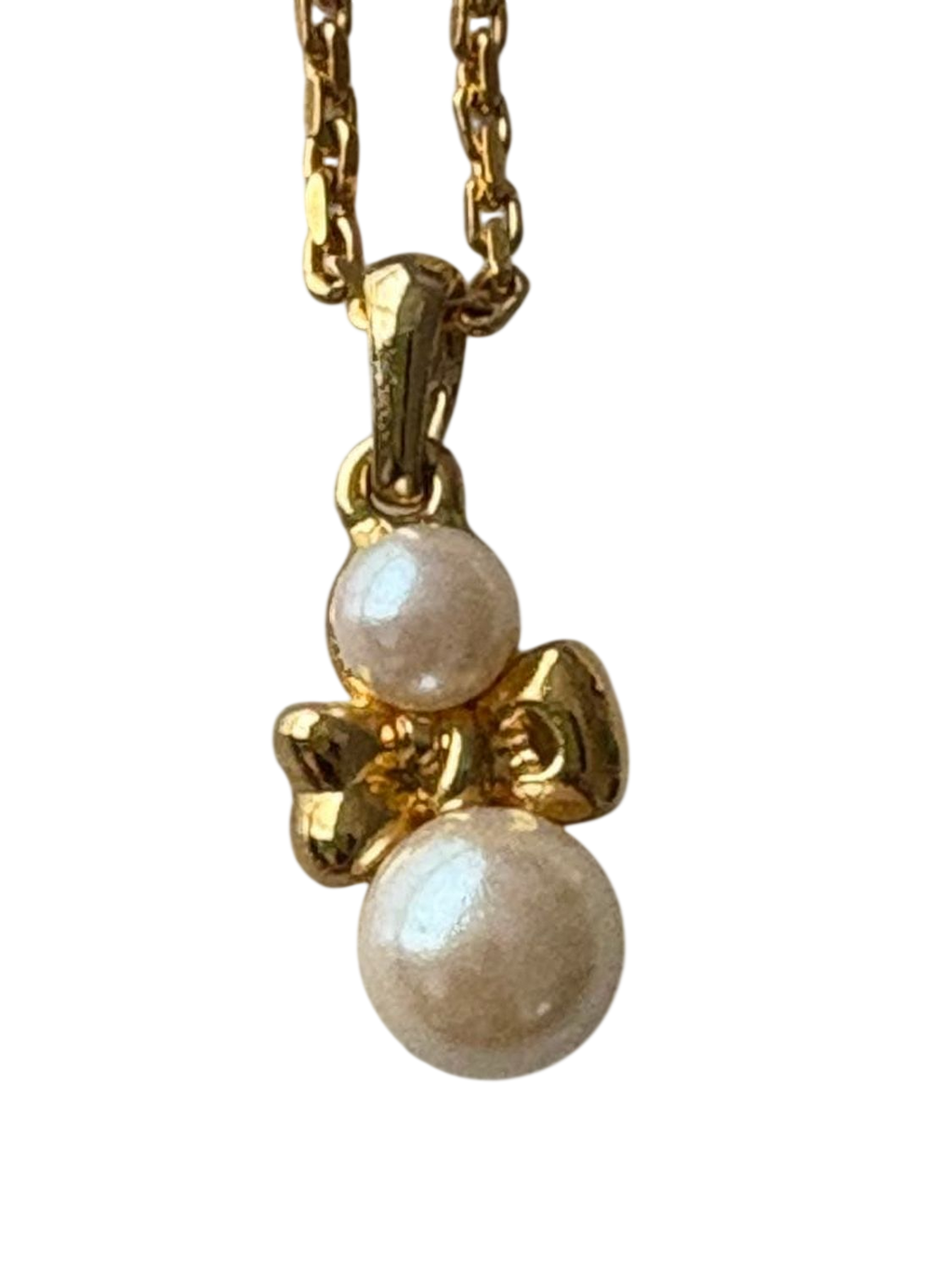 Courrèges Paris Gold-Tone Pearl