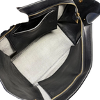 CELINE Sac Trapeze noir & avant beige wbandoulliere