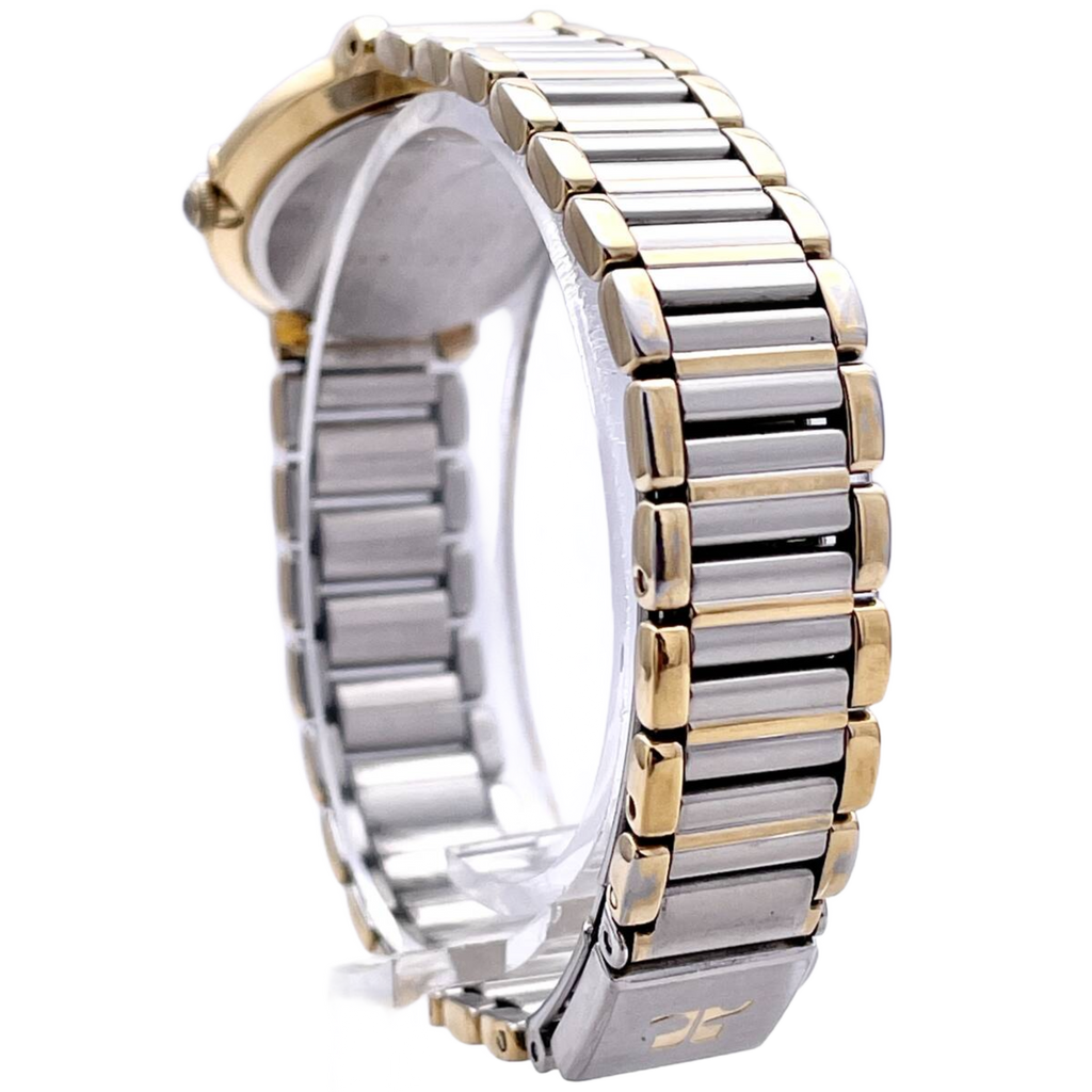 COURRÈGES Montre Courrèges V401-0720 pour femme, à quartz, combinaison or et argent