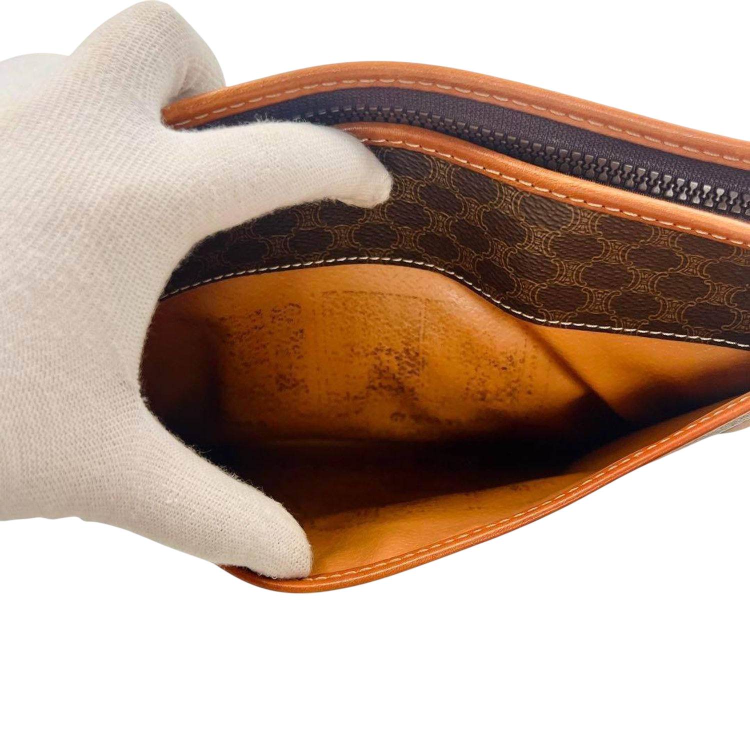 Celine Macadam Monogram Pouch Clutch Bag