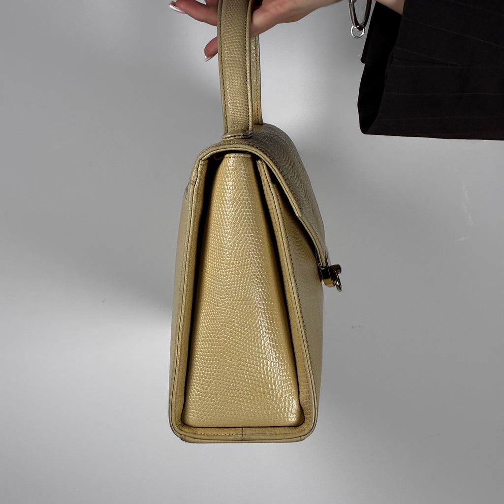 Ungaro beige and gold city bag