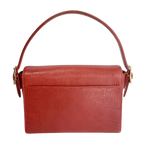 UNGARO Sac en cuir rouge, finitions dorées, rouge