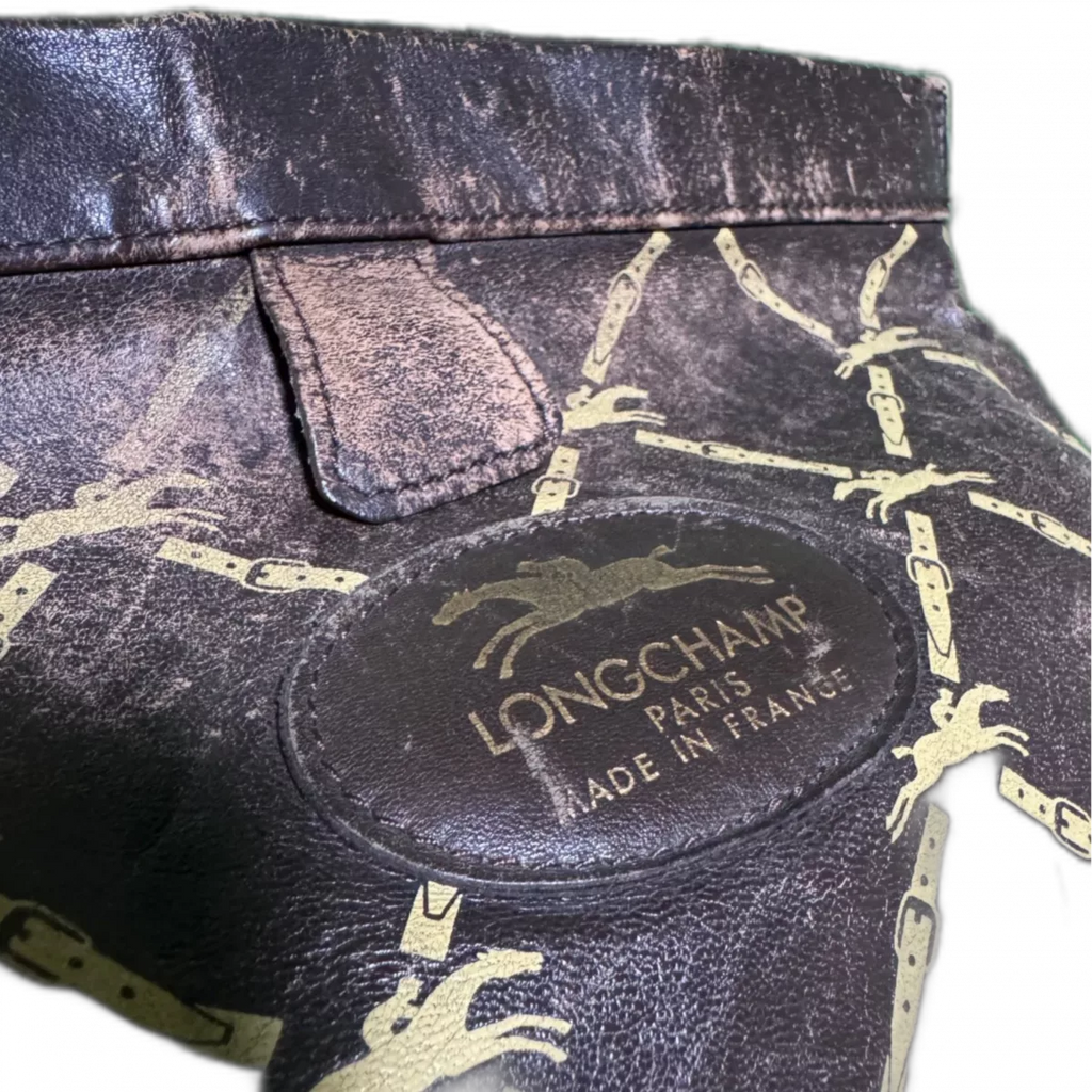 LONGCHAMP Pochette vintage Longchamp marron