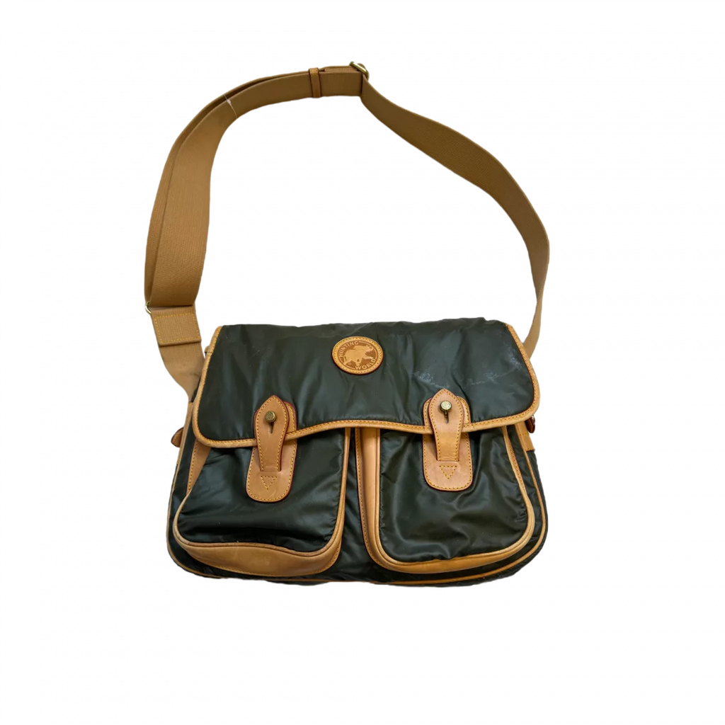HUNTING WORLD Sac multifonction Hunting World kaki et cuir