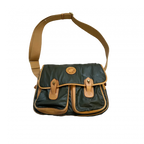 HUNTING WORLD Sac multifonction Hunting World kaki et cuir