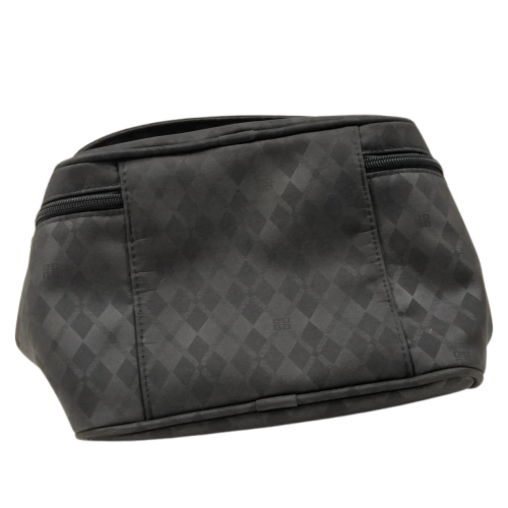 GIVENCHY Pochette de toilette à motif diamant noir et strass