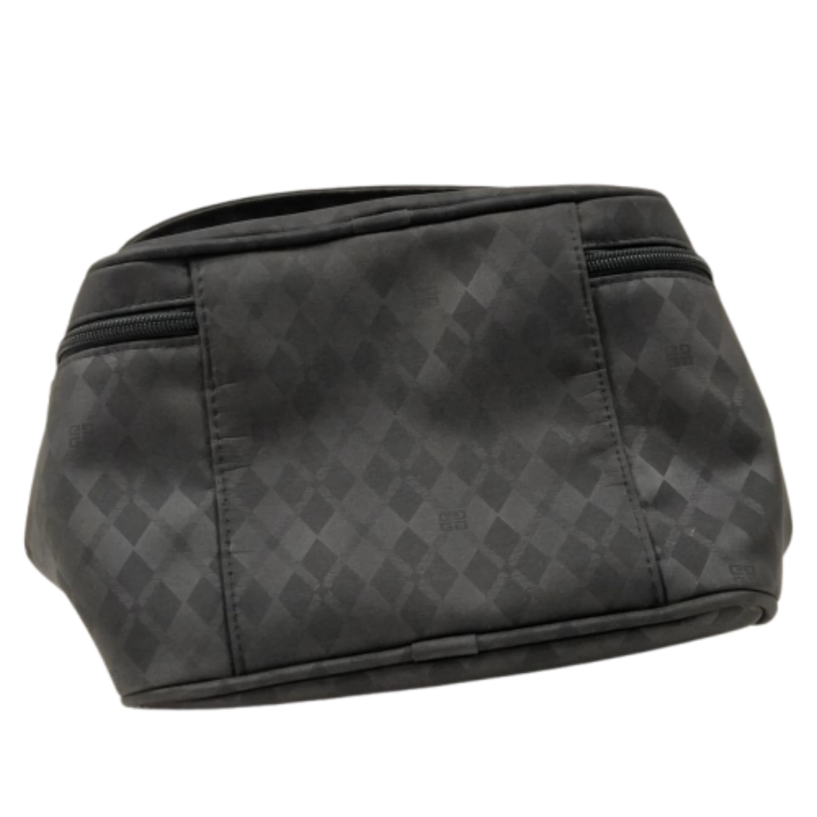 GIVENCHY Pochette de toilette à motif diamant noir et strass