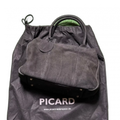 Picard ledenwaren Sac à main en daim noir avec dustbag