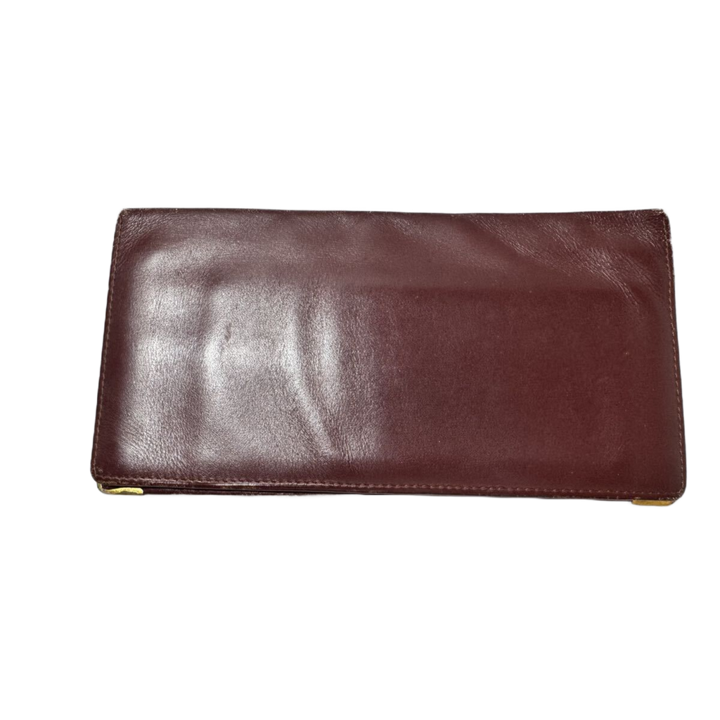 CARTIER Portefeuille long Cartier Must Line, porte-billets, Bordeaux