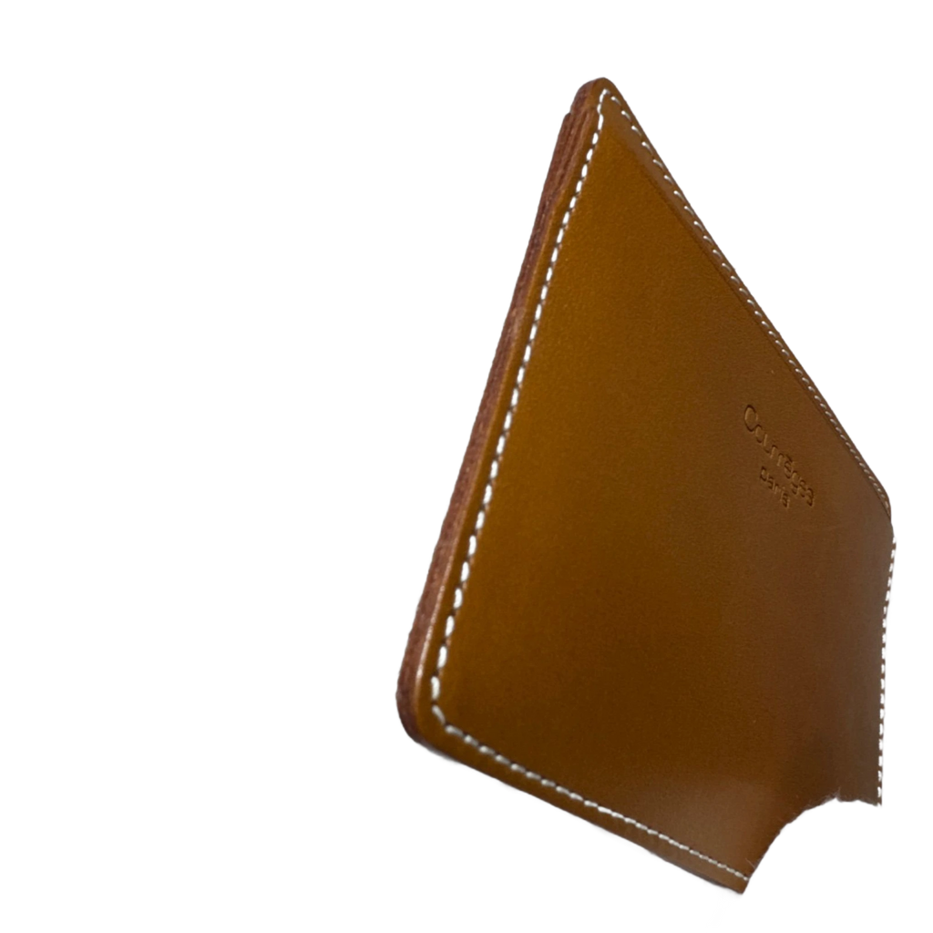 COURRÈGES Porte-carte cuir marron unisex
