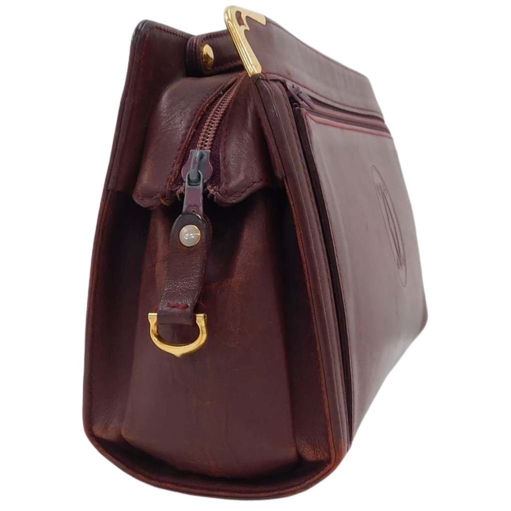 CARTIER Pochette cartier de la ligne must bordeaux