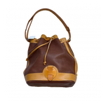 COURRÈGES Sac noé marron et cuir vachette